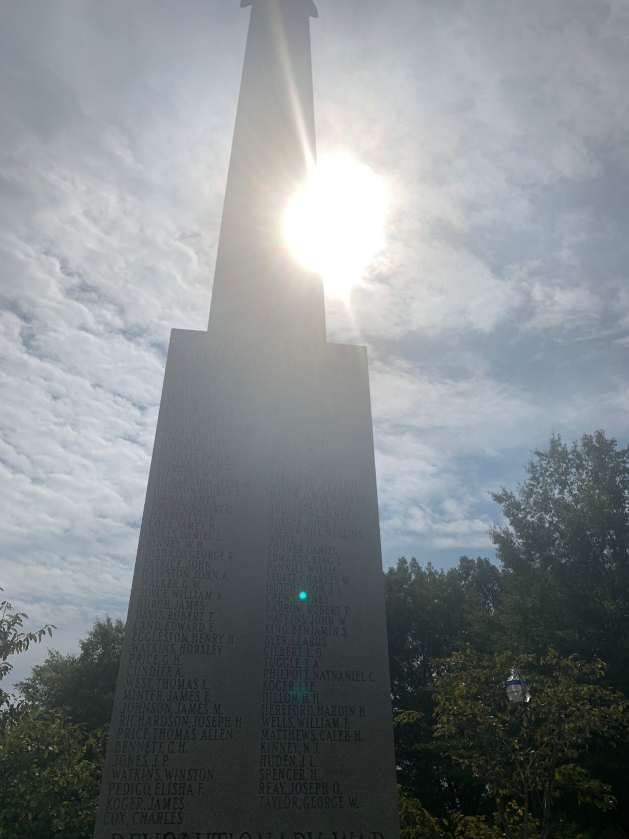 Martinsville monuments